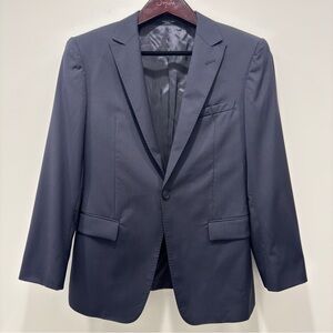 Emporio Armani David Lane Men’s Blazer  Size 50 Color Navy Thin Stripe 100% Wool